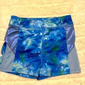 Gymnastics shorts that don’t fit my daughter anymore.